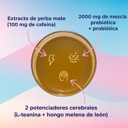 Menos hinchazón, más energía y calma mental con Yerba Magic® Peach Mango x 30 porciones — ORIGINAL ⭐️⭐️⭐️⭐️⭐️